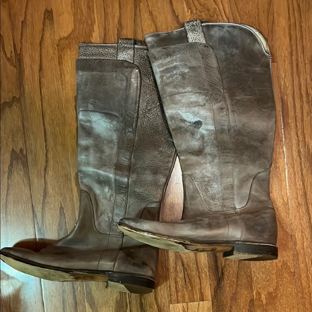 Frye Brown Leather Riding Boots